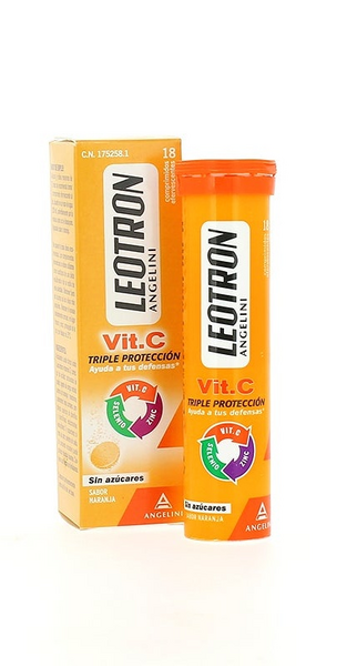 Leotron Vit C 18 Comprimidos Efervescentes