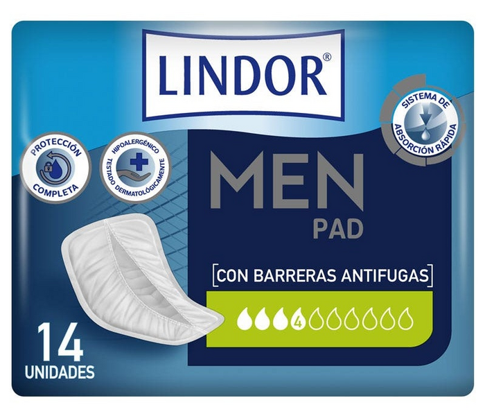 Lindor Men Pad Extra 14 Uds