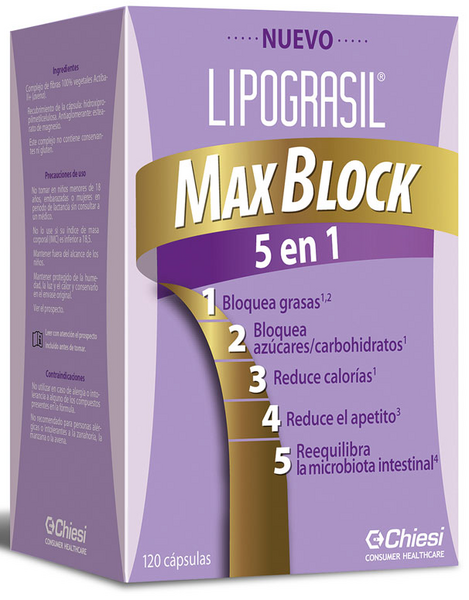 Lipograsil Max Block 5 en 1 120 Cápsulas