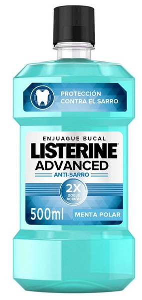 Listerine Advanced Anti-Sarro Enjuague Bucal 500 ml
