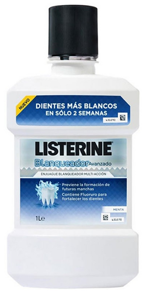Listerine Enjuague Bucal Blanqueador Avanzado 1 L
