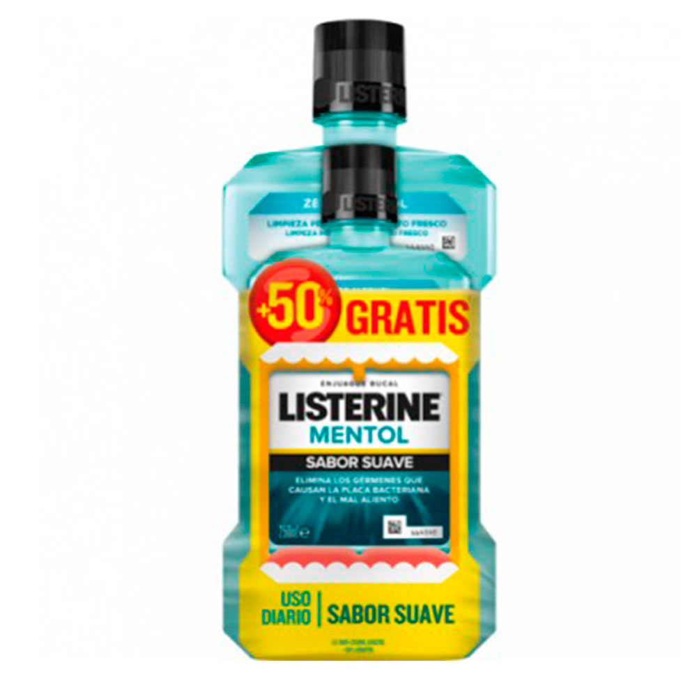 Listerine Mentol 500 ml +250 ml