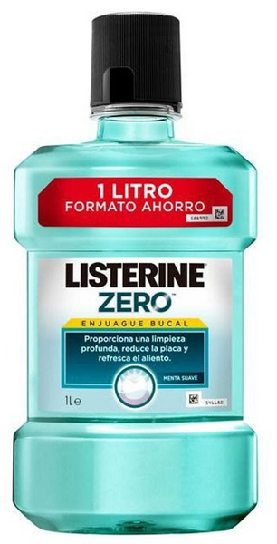 Listerine Zero Enjuague Bucal Menta Suave 1 L