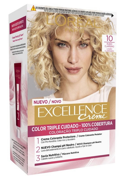 L'Oréal Excellence Tinte Tono 10 Rubio Clarísimo