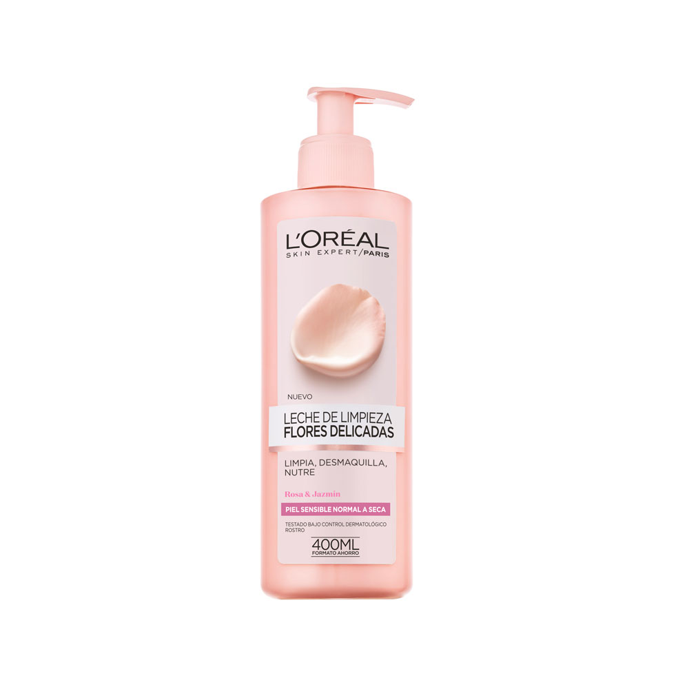 L'Oreal Flores Delicadas Leche Piel sensible 400 ml