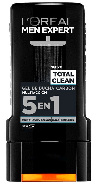 L'Oréal Men Expert Gel Ducha Total Clean Multiacción 5 en 1 300 ml