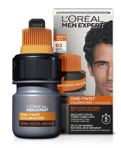 L'Oréal Men Expert One Twist Tono 2 Natural Black