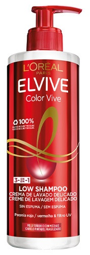 L'Oréal Paris Elvive Color Vive Low Champú Cabello Teñido 400 ml