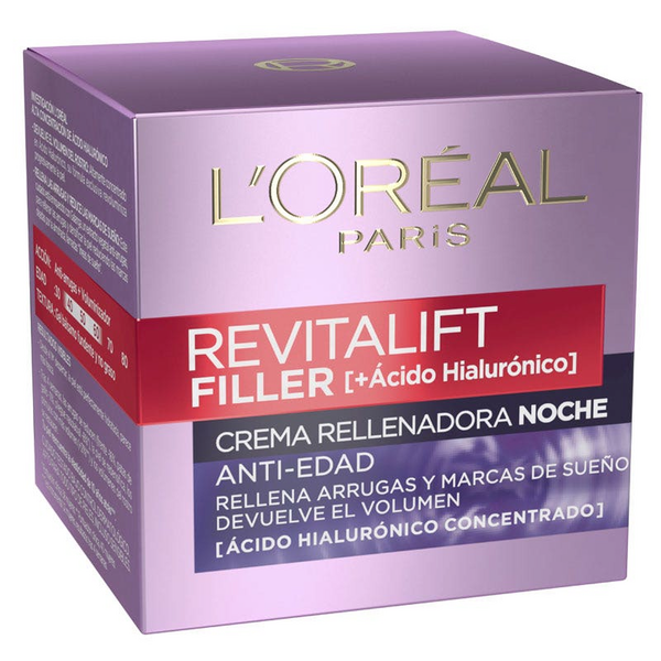 L'Oréal Revitalift Filler Crema Rellenadora Noche 50 ml