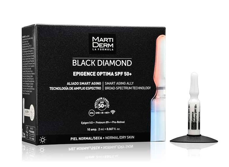 Martiderm Black Diamond Epigence Optima SPF50+ 10 Ampollas