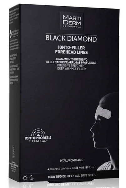 Martiderm Black Diamond Ionto-Filler Líneas Expresión 4 parches + gel 4 ml