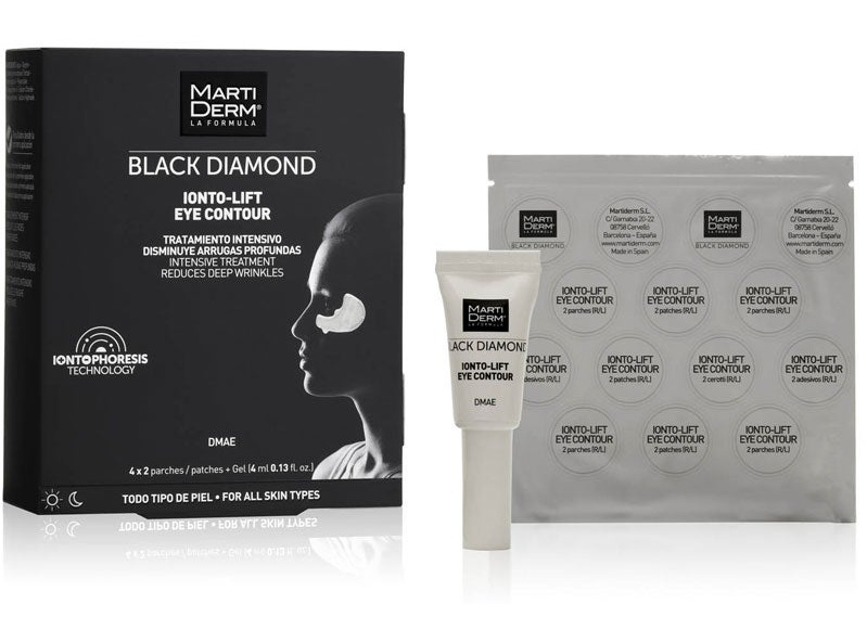 Martiderm Black Diamond Ionto-Lift ContornoOjos 4x2 parches + gel 4 ml