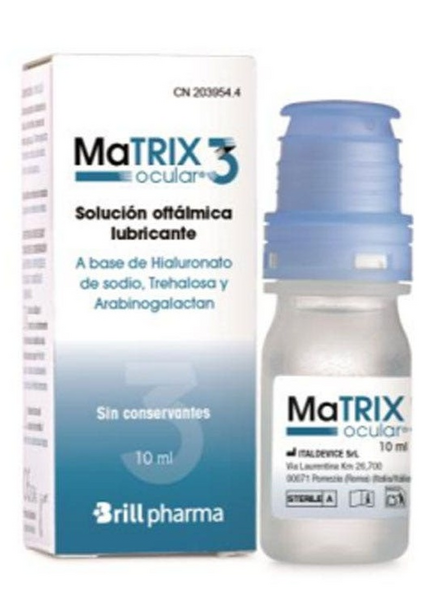 Matrix Ocular 3 Gotas Oftálmicas 10 ml