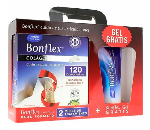 Mayla Bonflex Colágeno 120 Comprimidos + Gel de Masaje 100 ml