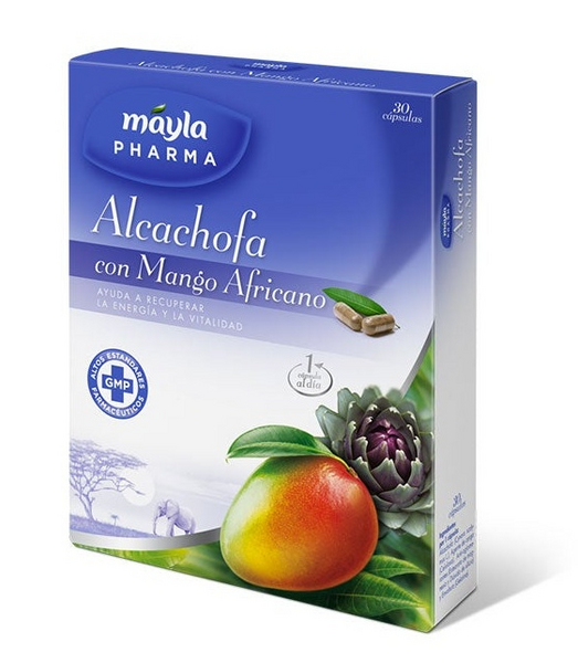 Mayla Pharma Alcachofa Con Mango Africano 30 Capsulas