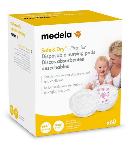 Medela Discos Lactancia Safe and Dry Ultra Thin 60 Uds