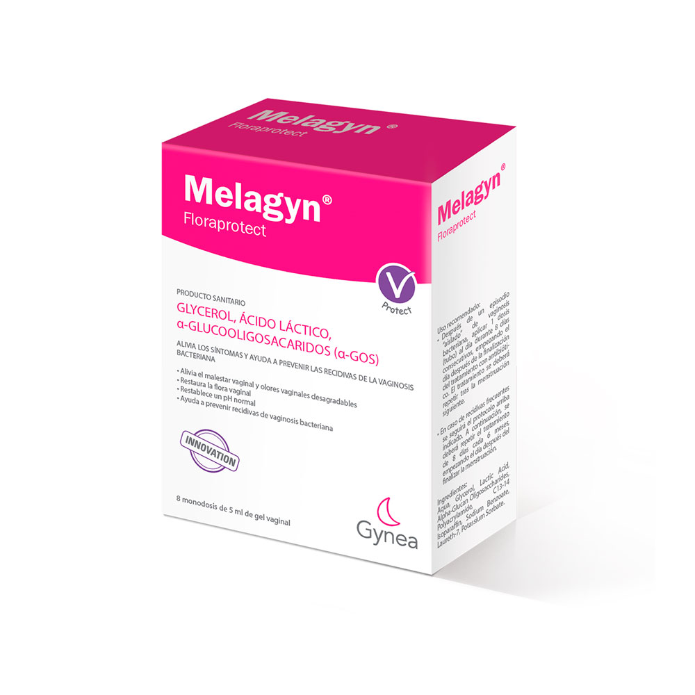 Melagyn Floraprotect 8 monodosis de 5 ml Gel Vaginal