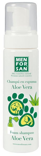 Menforsan Champú Espuma Aloe para Perros y Gatos 200 ml