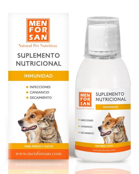 Menforsan Suplemento Nutricional Inmunidad Perros y Gatos 120 ml