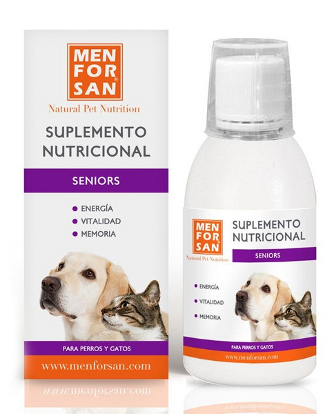 Menforsan Suplemento Nutricional Perros y Gatos Senior 120 ml