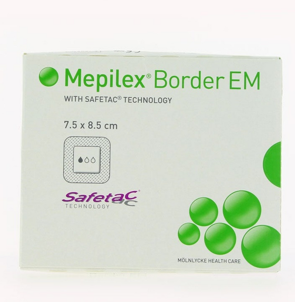 Mepiform Mepilex Border EM 7,5 x 8,5 cm 3 uds