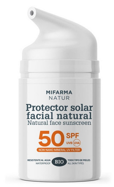 Mifarma Natur Protector Solar Mineral Facial SPF50 50 ml