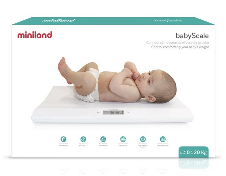 Miniland Babyscale Báscula Bebé Digital