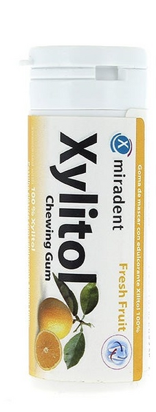Miradent Xylitol Chicle Frutas 30 Uds
