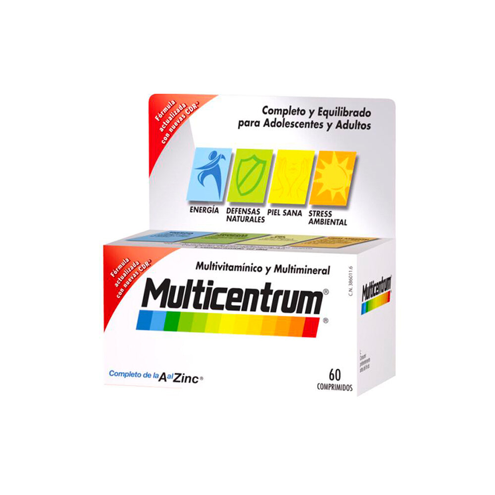 Multicentrum 30 Comprimidos con luteína