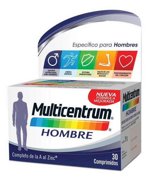 Multicentrum Hombre 30 comprimidos
