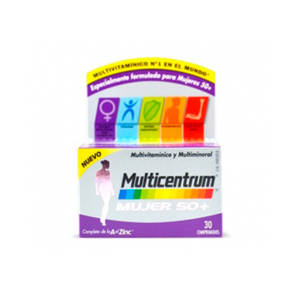 Multicentrum Mujer 50+ 30Comprimidos