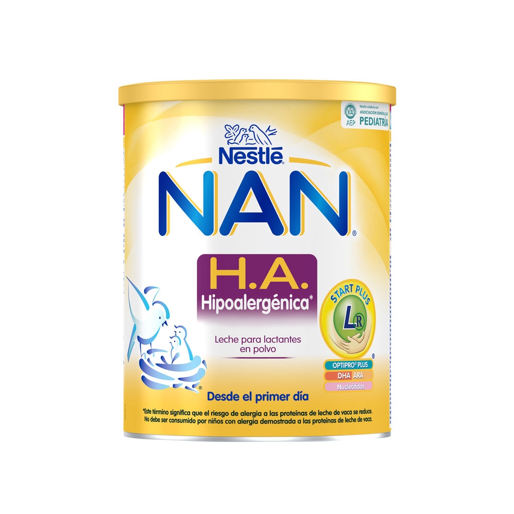 NAN H.A. Leche hipoalergénica para lactantes 800 g