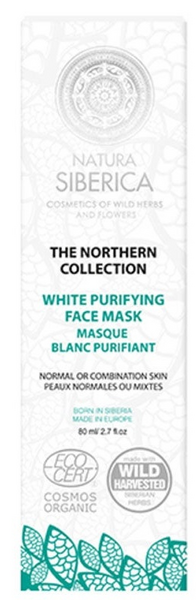 Natura Siberica Mascarilla Facial Blanca Purificante 80 ml
