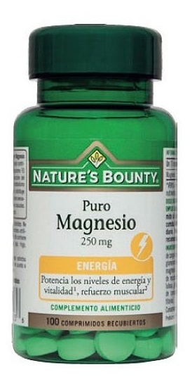 Nature's Bounty Puro Magnesio 250 mg 100 Comprimidos