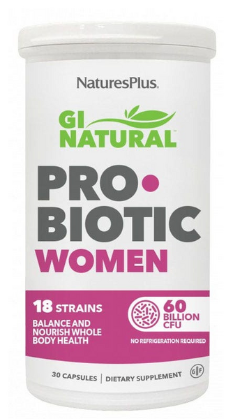 Nature's Plus GI Natural Probiotic Women 30 Cápsulas