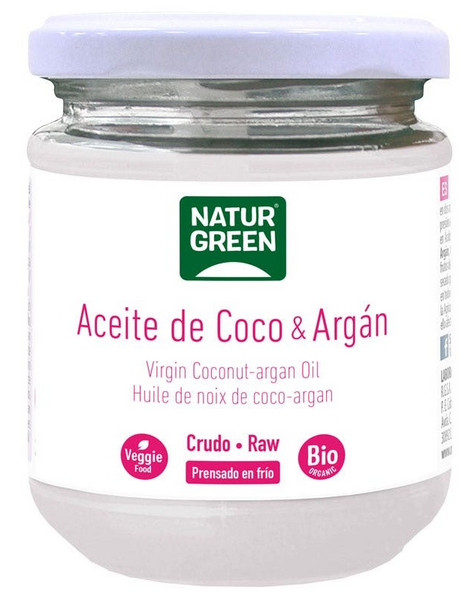 NaturGreen Aceite de Coco-Argán Bio 215 ml