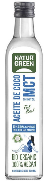 NaturGreen Aceite de Coco MCT Bio 500 ml