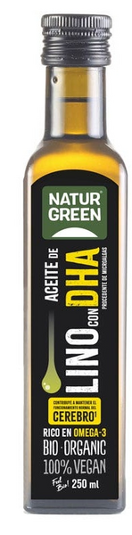 NaturGreen Aceite de Lino DHA Bio 250 ml