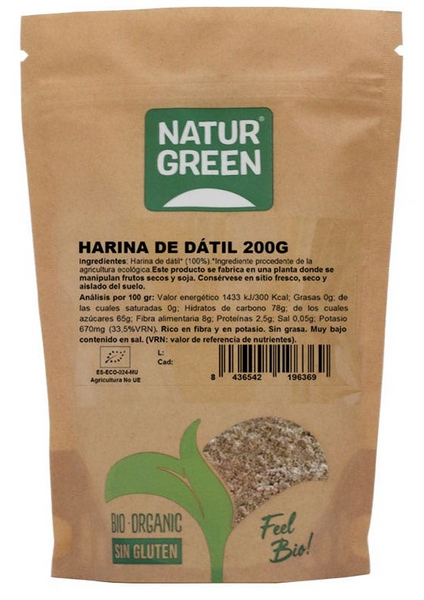 Naturgreen Harina de Dátil Bio 200 gr