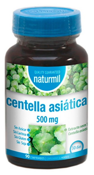 Naturmil Centella Asiática 500mg 90 Comprimidos