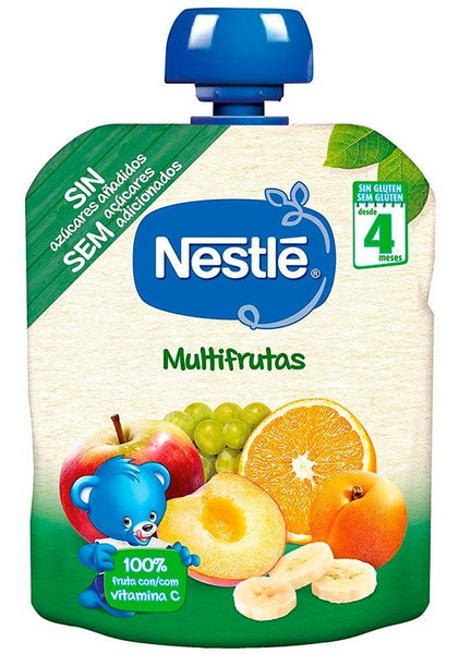 Naturnes Bolsa de Fruta Nestlé Multifrutas 90 gr