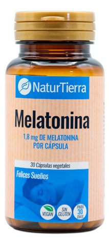 NaturTierra Melatonina 30 Cápsulas Vegetales