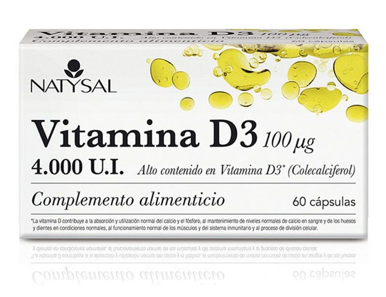 Natysal Vitamina D3 4.000 U.I. 60 Cápsulas