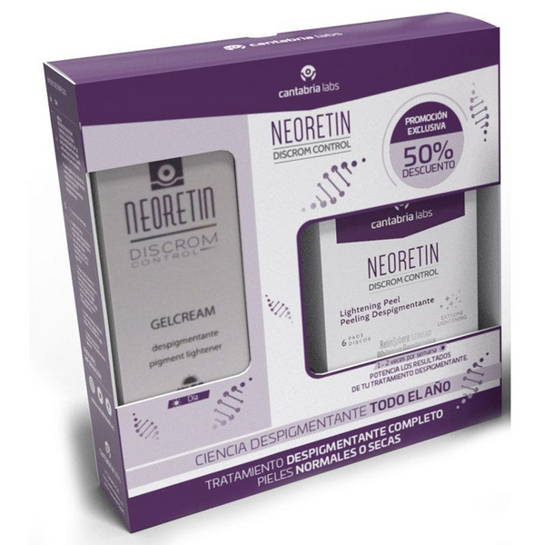 Neoretin Gelcream Despigmentante SPF50 40ml+Discos Despigmentantes 6Uds