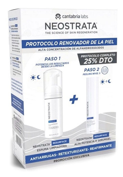 Neostrata Resurface Espuma Limpiadora 125 ml + Sérum-Gel Alta Potencia R 50 ml