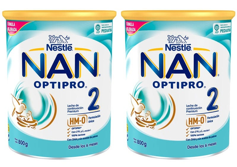 Nestle NAN Optipro 2 Leche Continuación 2 x 800 gr