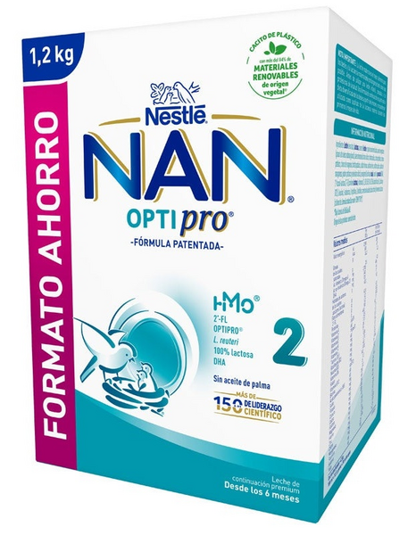 Nestle Nan Optipro 2 Leche de Continuación 1200 gr