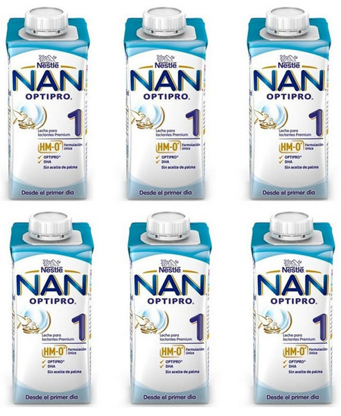 Nestle Nan Optipro Leche Líquida 6x200 ml