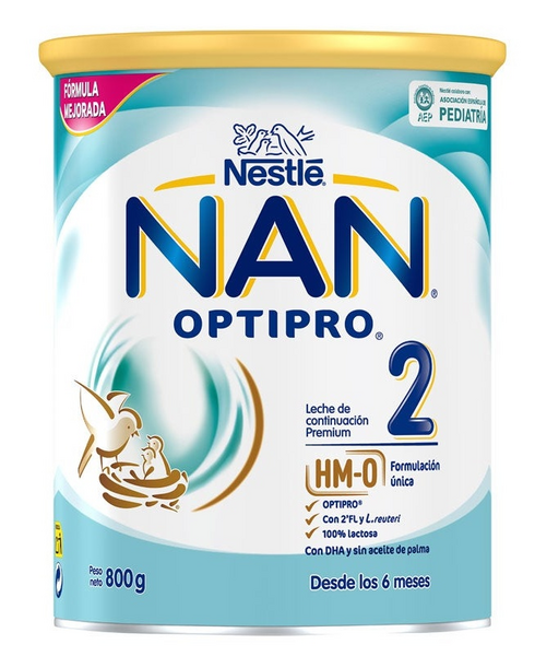 Nestle Nan Optipro Nestlé Nan 2 Leche Continuación 800 gr