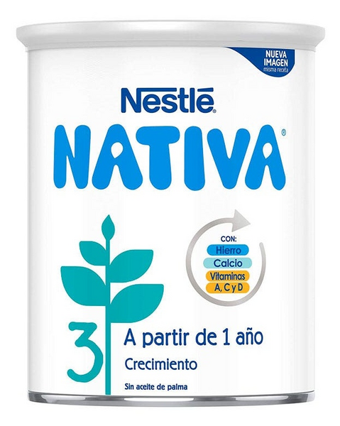 Nestlé Nativa 3 Leche en Polvo 800 gr